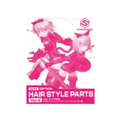 Bandai 30MS - 30MS Option Hair Style Parts Vol.4 Alle 4 Typen - Modelkit