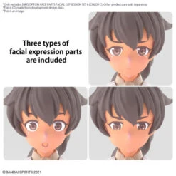 Bandai 30MS - Option Face Parts Facial Expression Set 6 (Color C) - Model Kit