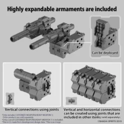 Bandai 30MM - Customize Weapons (Heavy Weapon 1) - Model Kit -Aanbiedingen Bandai Winkel bandai 220281 30mm customize weapons heavy weapon 1 model kit 2