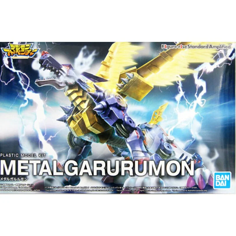 Bandai Digimon Maquette Metaal Garurumon Amplified 2 Bandai Digimon Maquette Metaal Garurumon Amplified - Afbeelding 2